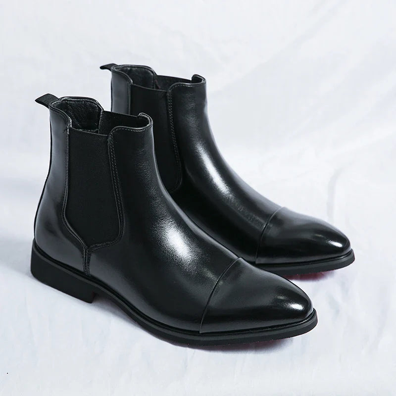 Carracci Leder Chelsea Boots