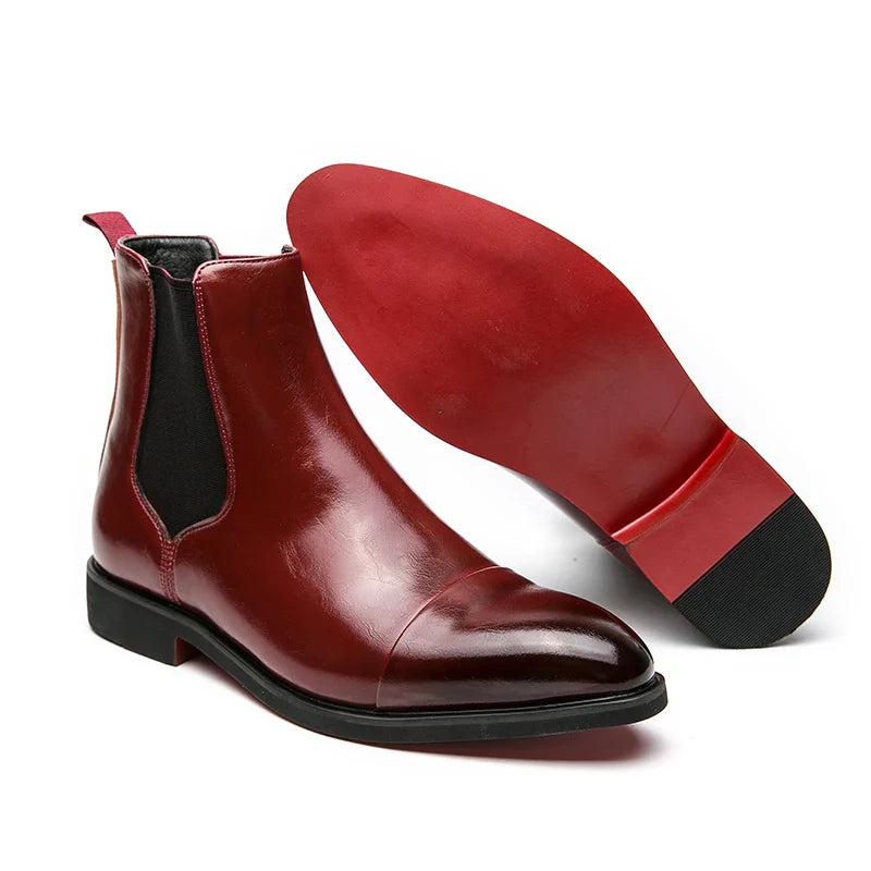 Carracci Leder Chelsea Boots